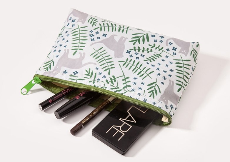 3-delige make-up tas met patroon