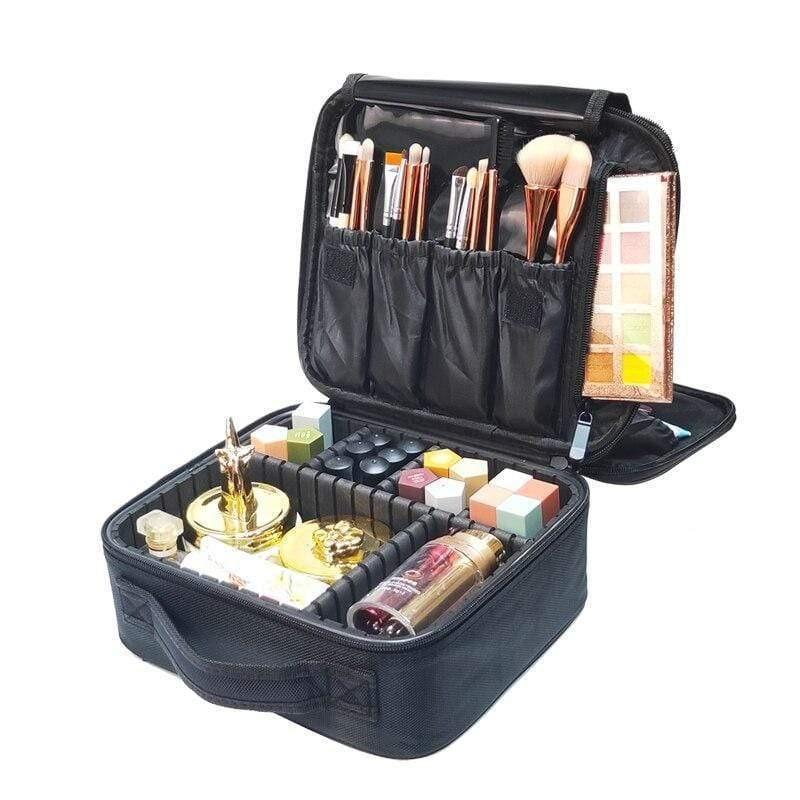 “Stijlvolle en Handige Draagbare Make-up Koffer”