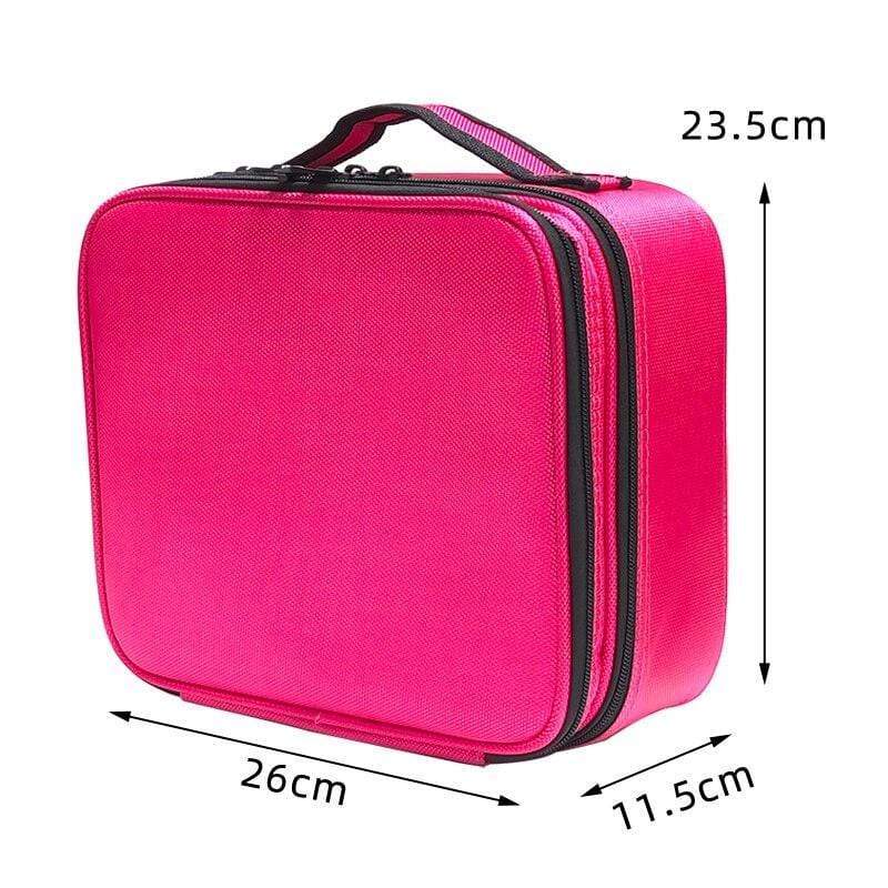 “Stijlvolle en Handige Draagbare Make-up Koffer”