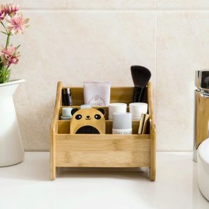 Bamboe Make-up Organizer