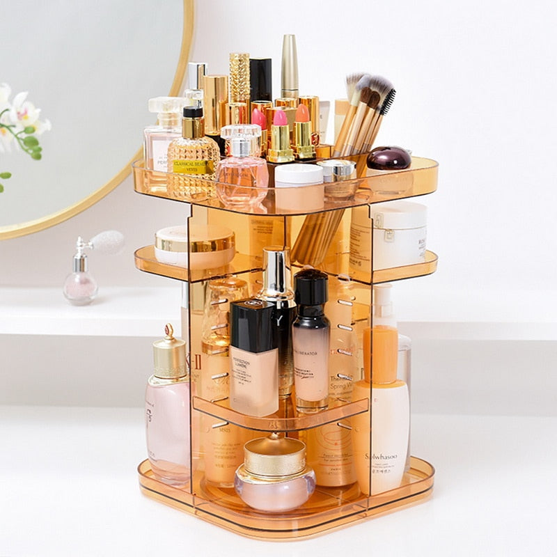 Draaibare Transparante Make-up Organizer
