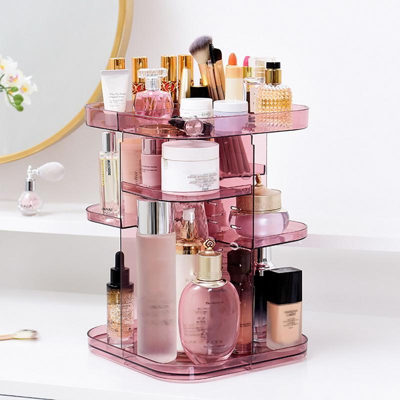 Draaibare Transparante Make-up Organizer