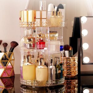 Draaibare modulaire make-up organizer