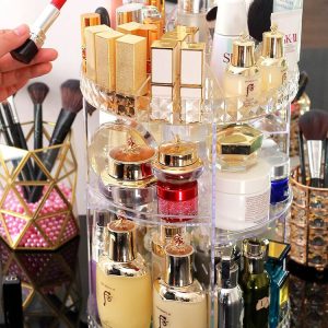 Draaibare modulaire make-up organizer