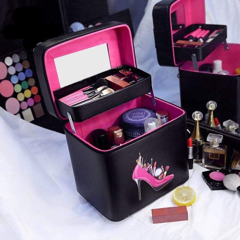 Elegante Make-up Opbergkoffer – Zorgt voor Organisatie en Stijl