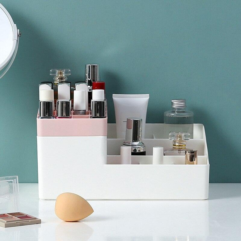 Elegante Transparante Plastic Make-up Organizer