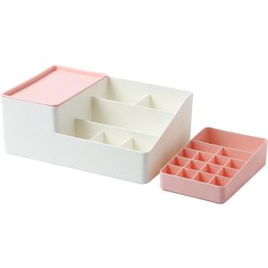 Elegante Transparante Plastic Make-up Organizer
