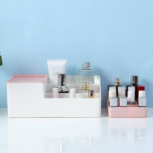 Elegante Transparante Plastic Make-up Organizer