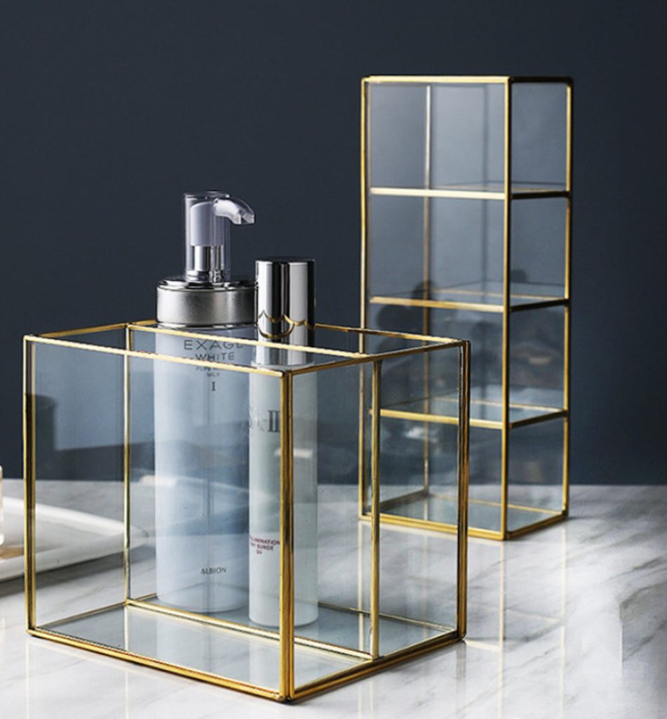 Glazen Bureau Organizer