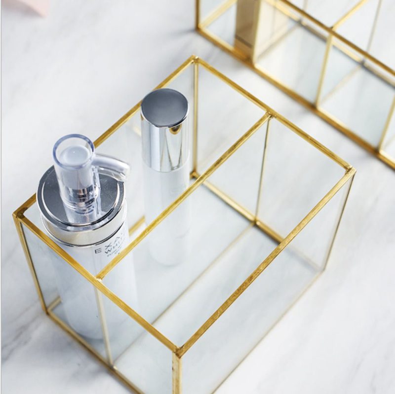 Glazen Bureau Organizer