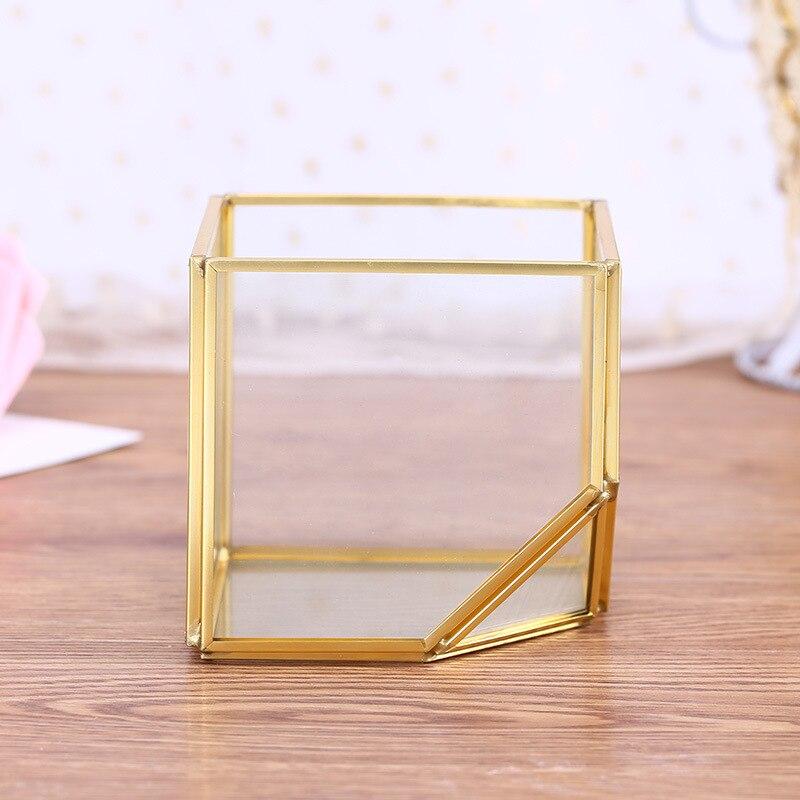 Glazen Make-up Kwastenhouder