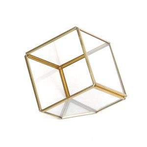 Glazen Make-up Kwastenhouder