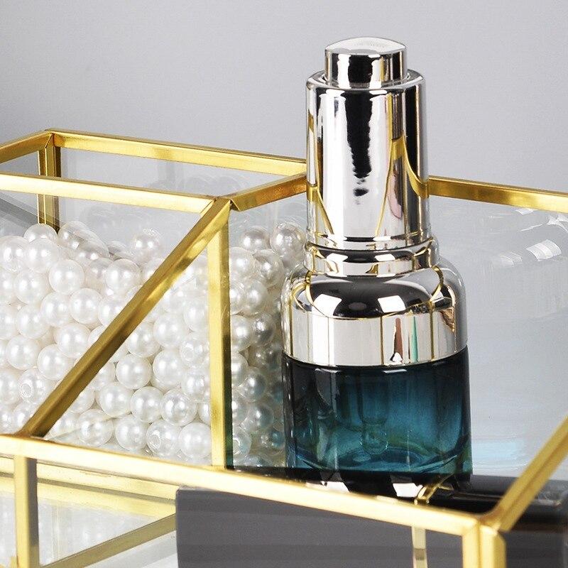Glazen Make-up Organizer