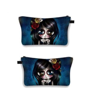 Gothica make-up tas – Onmisbaar reisaccessoire, lichtgewicht en eenvoudig mee te nemen