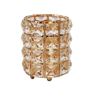 Gouden Kristallen Make-up Kwastenhouder
