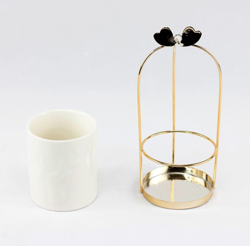 Gouden Make-up Kwastenhouder