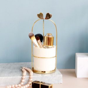 Gouden Make-up Kwastenhouder