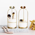 Gouden Make-up Kwastenhouder