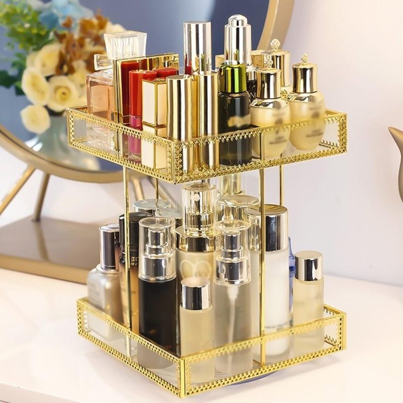 Gouden Make-up Organizer
