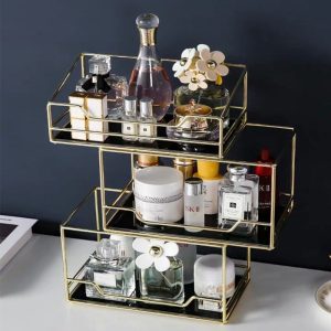 Gouden Make-up Organizer