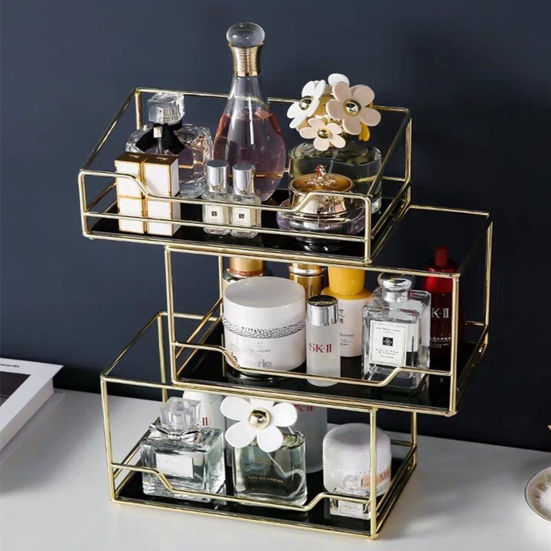 Gouden Make-up Organizer