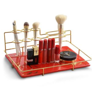 Gouden Marmeren Make-up Organizer