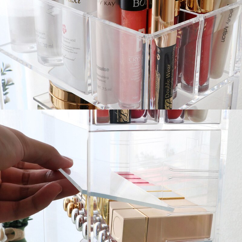 Grote Transparante Make-up Organizer