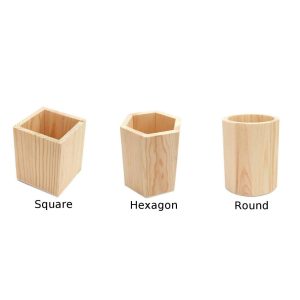 Houten Make-up Kwastenhouder