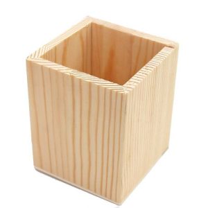 Houten Make-up Kwastenhouder