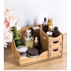 Houten Make-up Organizer