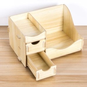 Houten Make-up Organizer