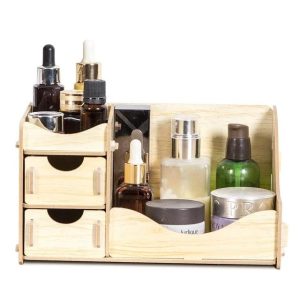 Houten Make-up Organizer
