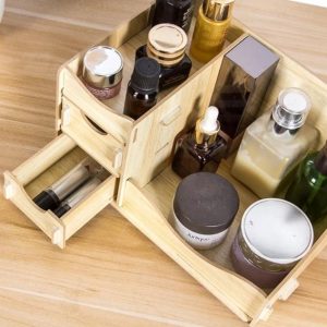Houten Make-up Organizer