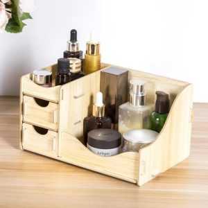 Houten Make-up Organizer