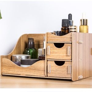 Houten Make-up Organizer