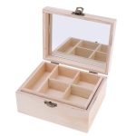 Houten make-up organizer
