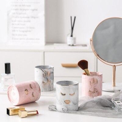 Make-up Kwasten Organizer van Marmer