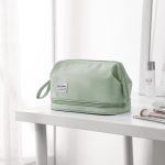 Make-uptas met Grote Opening en Dubbel Compartiment