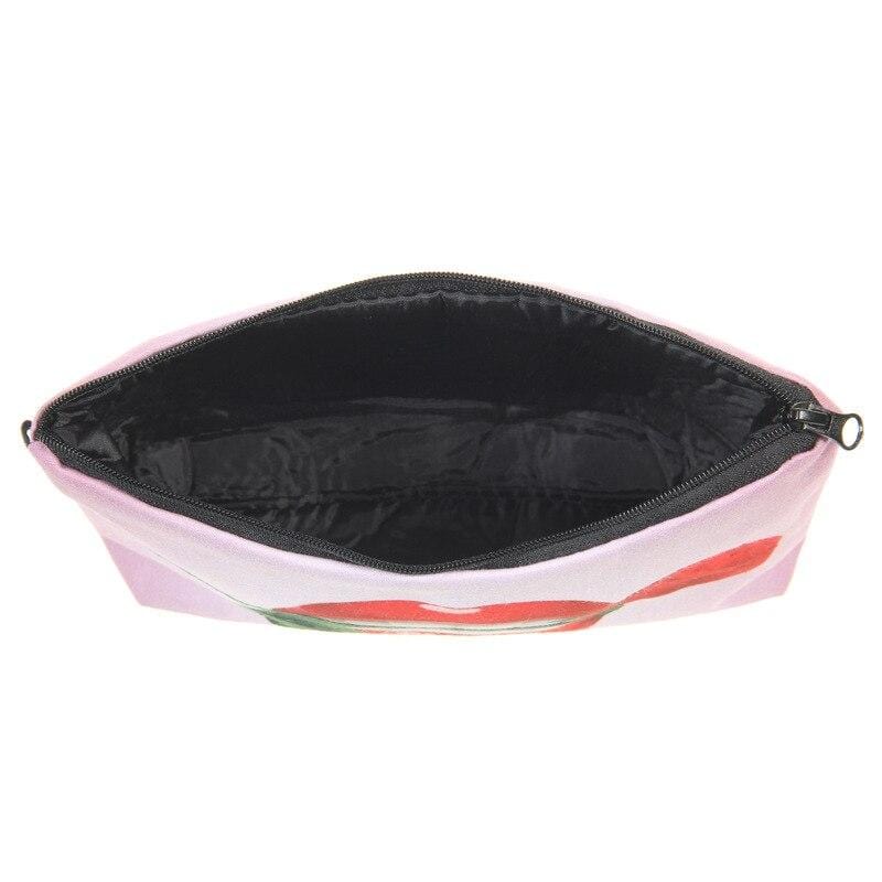 Rode Lippenstift Make-up Tas