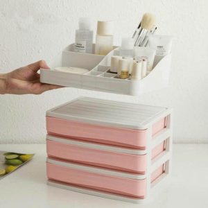 Roze Make-up Organizer