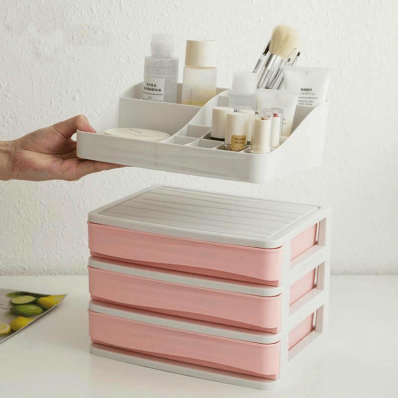 Roze Make-up Organizer
