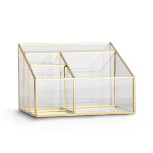 Transparante Glazen Make-up Organisator