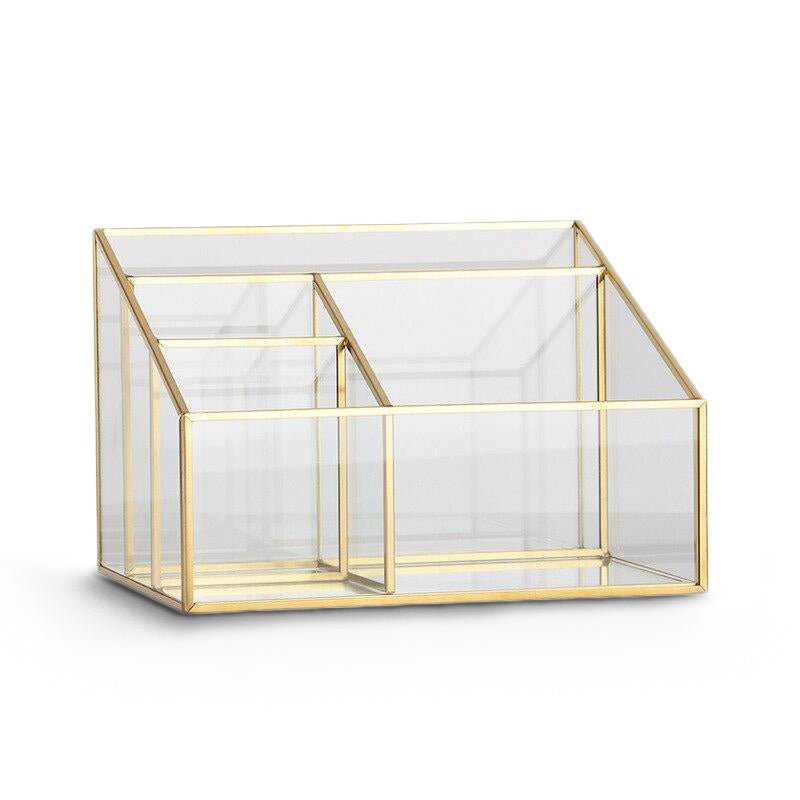 Transparante Glazen Make-up Organisator