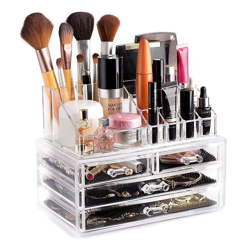 Transparante Make-up Organizer