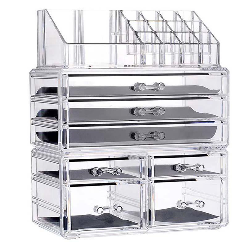 Transparante Make-up Organizer