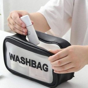 Transparante Washbag Toilettas