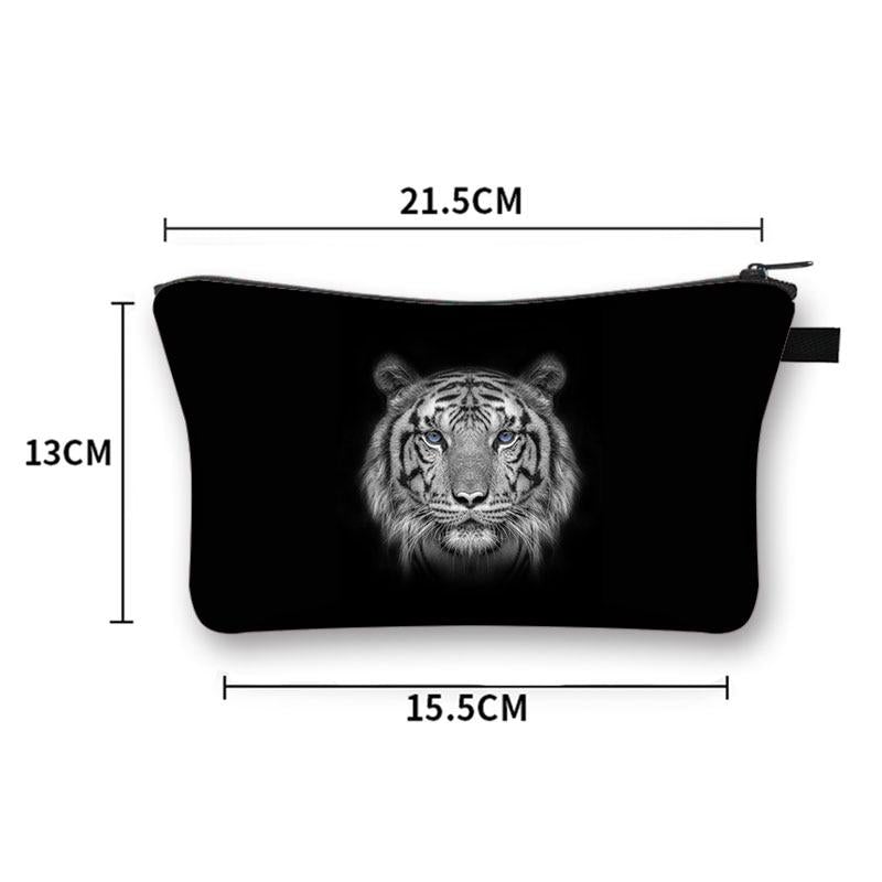 Zwarte Wilde Make-up Tas