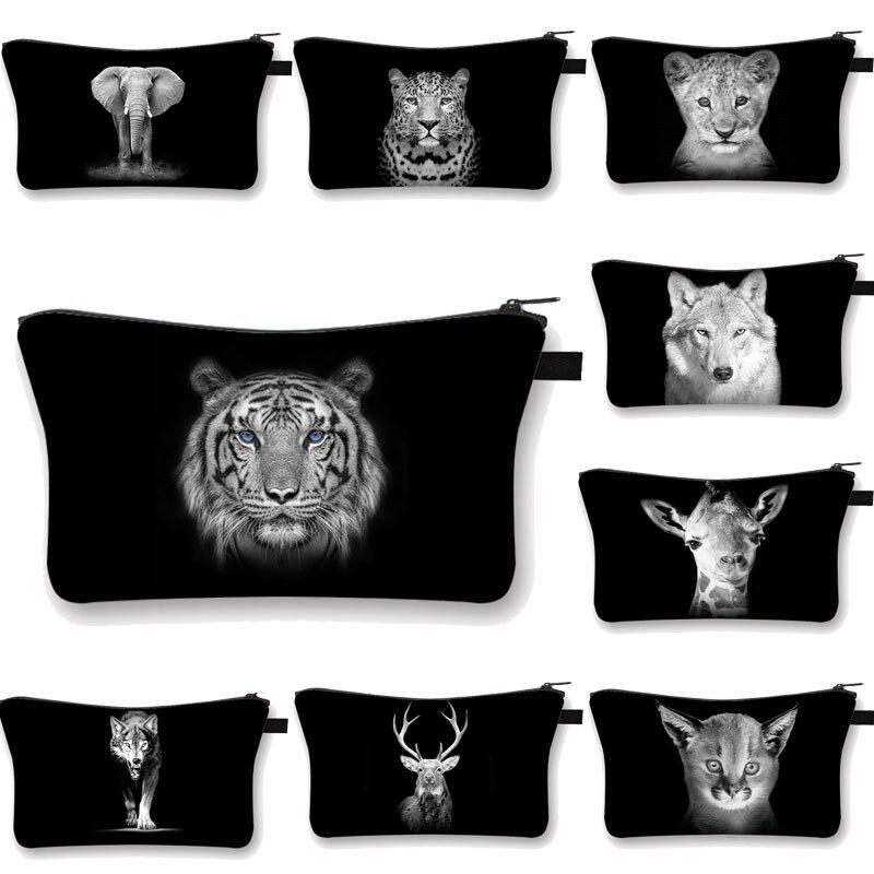 Zwarte Wilde Make-up Tas