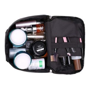 Zwarte XL Make-up Koffer – Elegantie en Ruimte Gegarandeerd